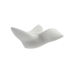 Bürozeche Mini Haken Keramik weiß, 90 mm