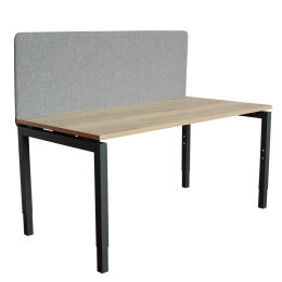 Bürozeche Akustik-Tischwand AZ - 800 - Grau