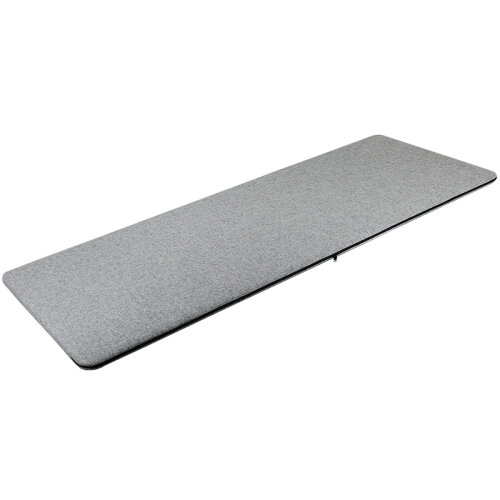 Bürozeche Akustik-Tischwand AZ - 1800 - Grau