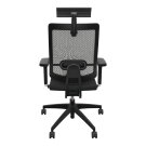 Sedus Bürodrehstuhl Black Dot 3D Strick mit Nackenstütze